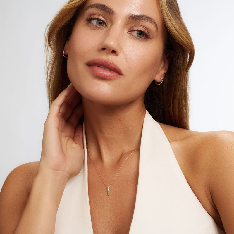 Isabel Bernard De la Paix Collier De la Paix Flavie en or 14 carats avec diamant 0,03 carat IBD350027-zoom-