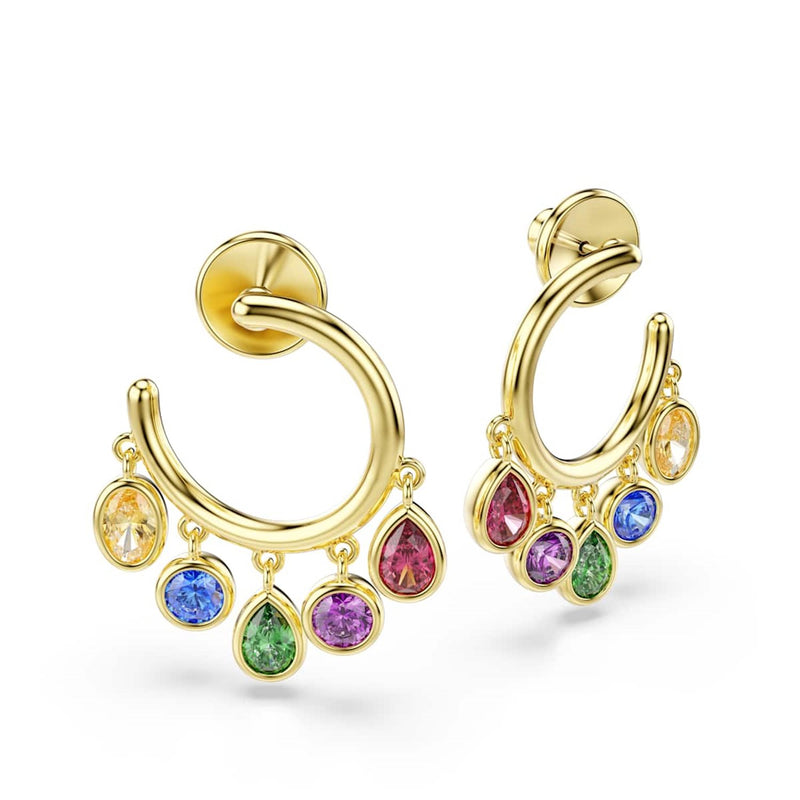Swarovski Boucles d'oreilles Imber Organic Gold Multicolores 5753263-zoom-