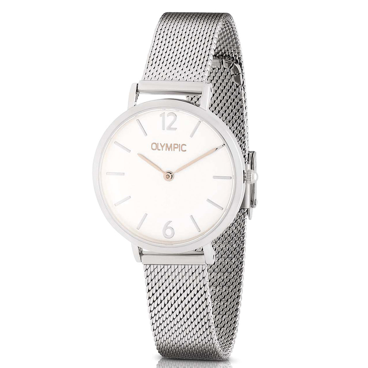 Olympic Sanne Zilverkleurig Dames Horloge 2002-OL66DSS018