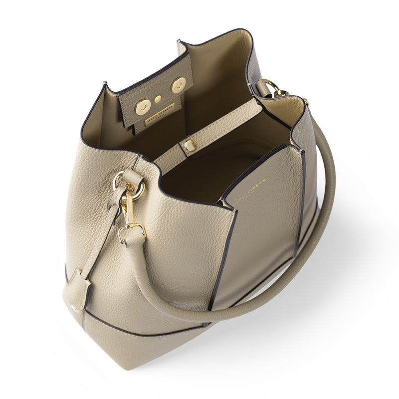 Isabel Bernard Femme Forte Sac à Bandoulière Taupe IB25074-078-zoom-