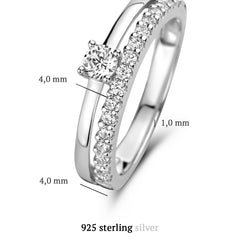 Parte Di Me Ponte Vecchio Uffizi 925 sterling Silver Ring PDM1320964-50