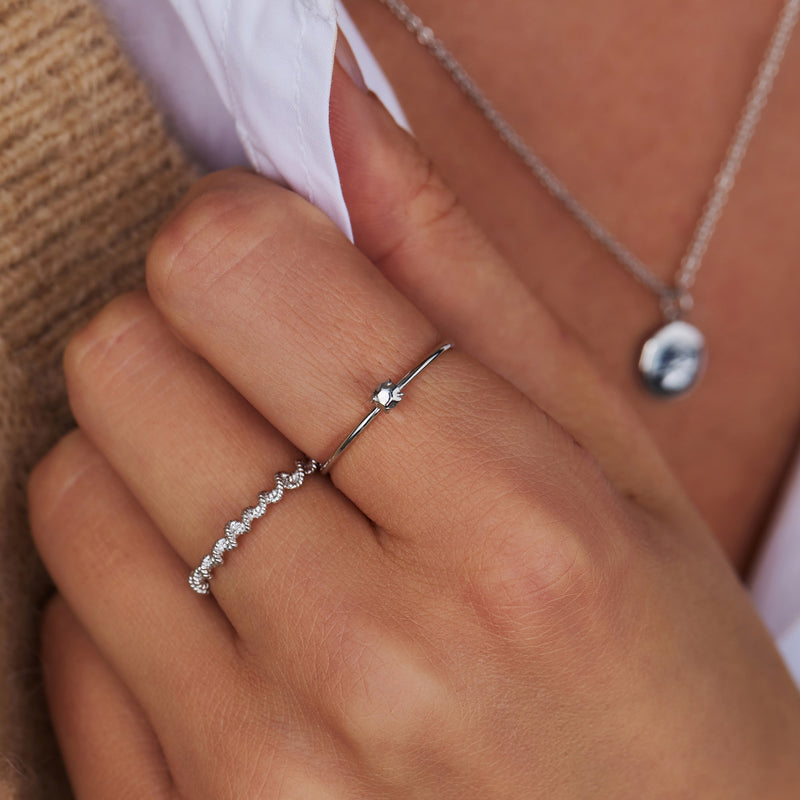 Violet Hamden Sisterhood Lunar Bague Torsadée en Argent 925 Sterling VH33005-50-zoom-