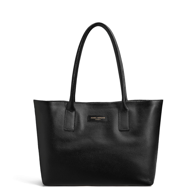 Isabel Bernard Honoré Elin Noir Sac À Épaule En Cuir De Veau IB25111-001-zoom-
