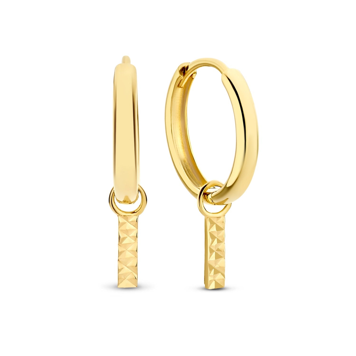 Isabel Bernard Cadeau d´Isabel 14 Carat Golden Earrings Set IB90133