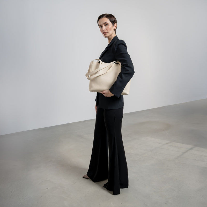 Isabel Bernard Honoré Femmes Cabas Crème IB25086-070-zoom-