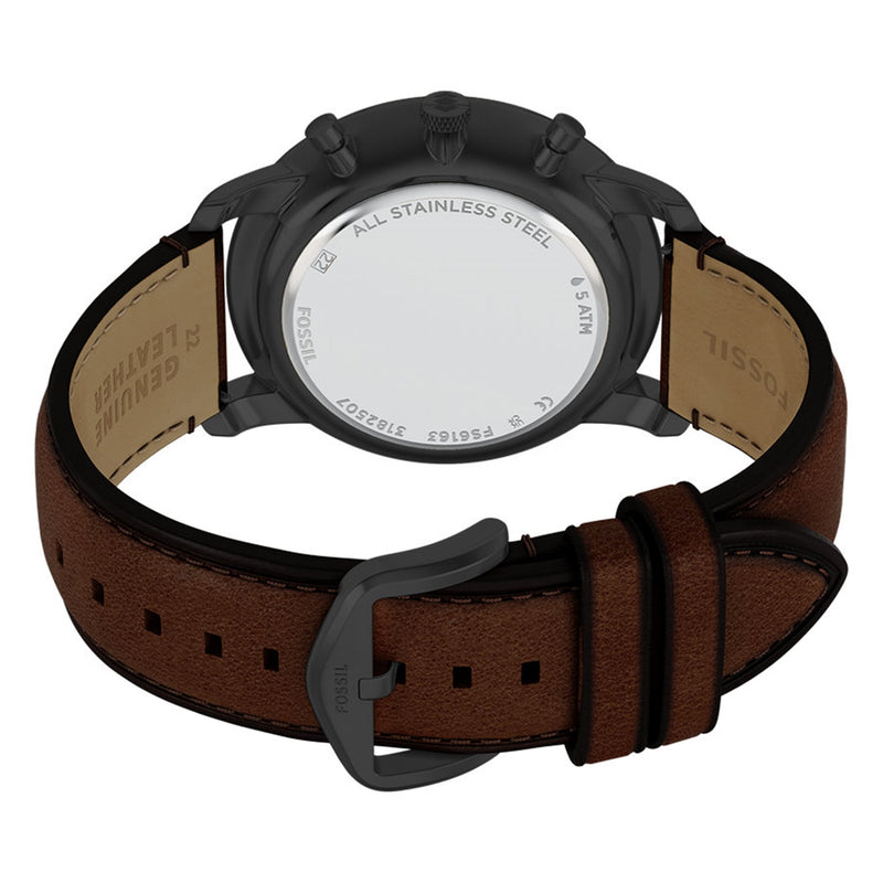 Fossil Neutra Round Black Dial Watch FS6163-zoom-