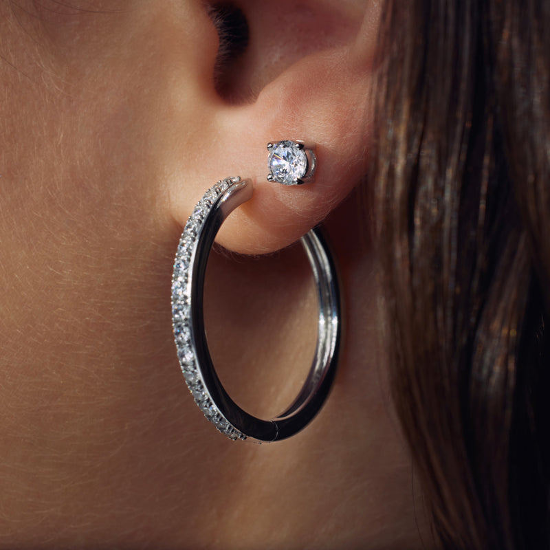 Parte Di Me Santa Maria Femmes Créoles Argent PDM36075-zoom-