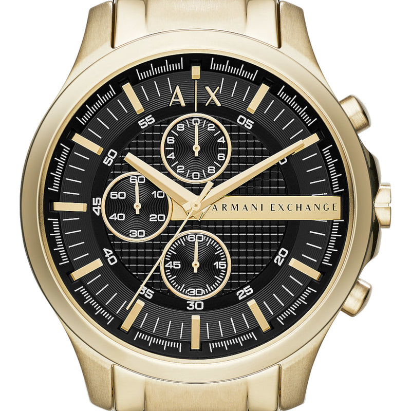 Armani Exchange Hampton Hommes Montre Or AX2137-zoom-