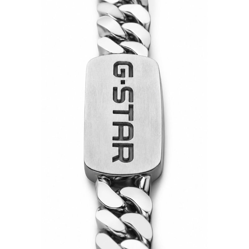 G-Star Incisio Bracelet argenté Curb Chain GSJ.106.04-zoom-