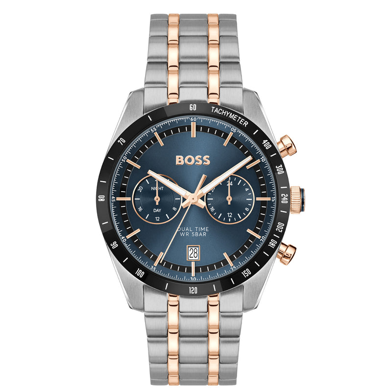 Hugo Boss Tourmaster Montre Homme En Argent HB1514288-zoom-