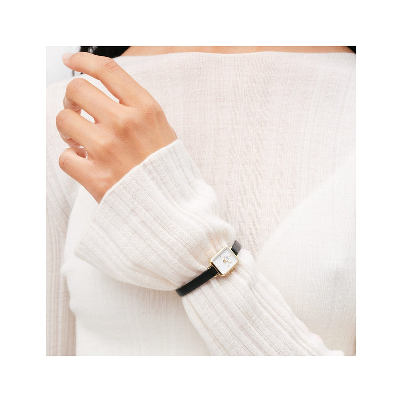 Daniel Wellington Quadro Mini Femmes Montre Noir DW00100729-zoom-
