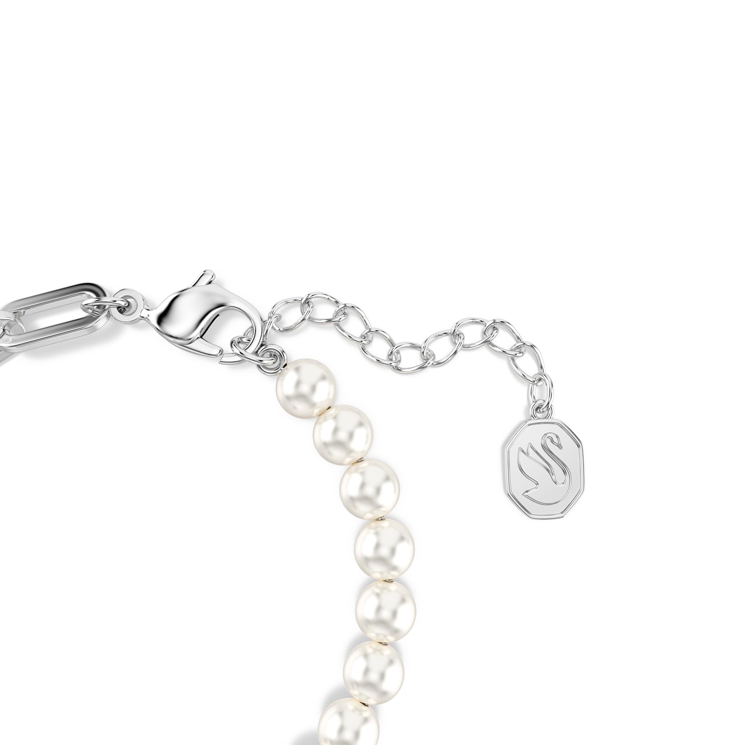Swarovski Black & White Swan Silver Coloured Bracelet 5705720
