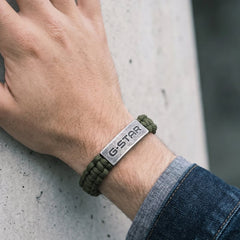 G-STAR OpsCord Black Nylon Bracelet GSJ.107.01
