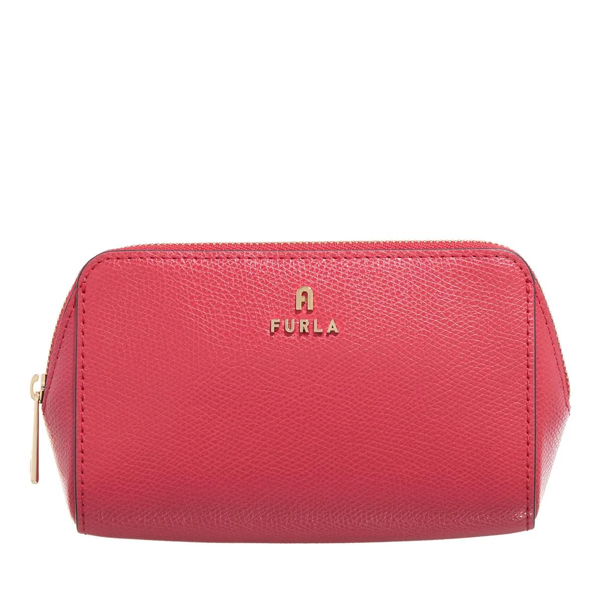 Furla Camelia Red Leather Clutch 2001-A0629280
