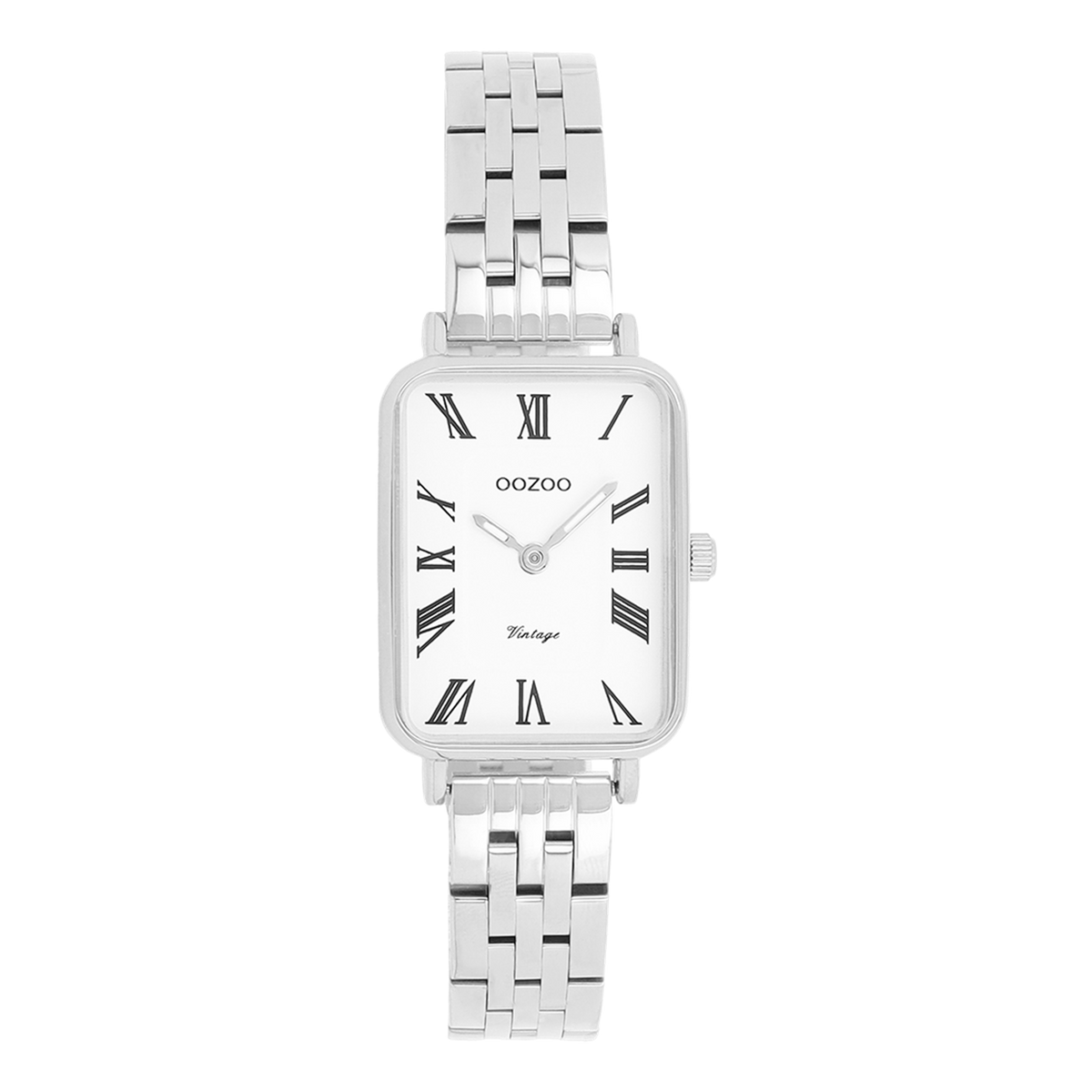 OOZOO Vintage Silver and White Women's Watch C20410