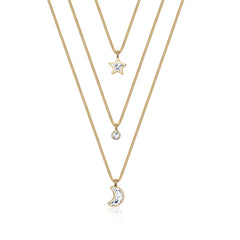 Elli 925 Sterling Silver Layered 2004-BF-0008049-001