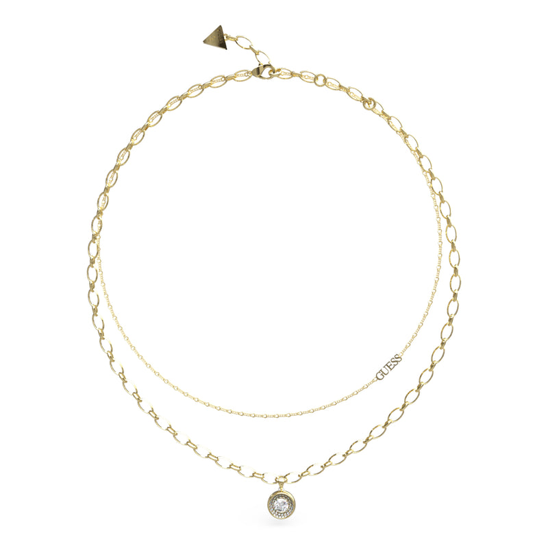 GUESS Unique Solitaire Collier Or JUBN03395JWYGT-U-zoom-