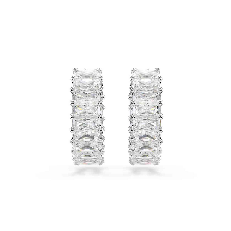 Swarovski Matrix Boucles D'Oreilles En Argent 5733397-zoom-