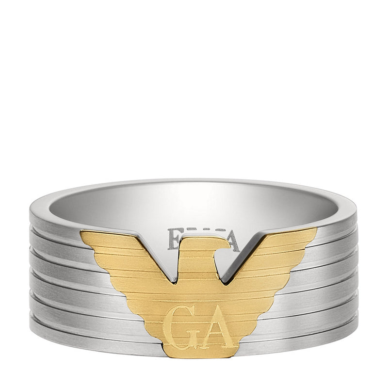Emporio Armani Eagle Logo Hommes Bague Argent EGS3076040-9-zoom-