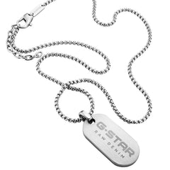 G-STAR ZipPoint Silver Link Necklace GSJ.104.01