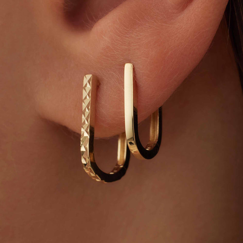 Isabel Bernard Rivoli Femmes Pendentifs d'oreille Or 14 carats IB360239-zoom-