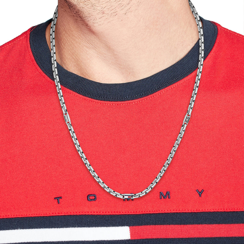 Tommy Hilfiger Acier Inoxydable Argenté Homme Collier TJ2790672-zoom-