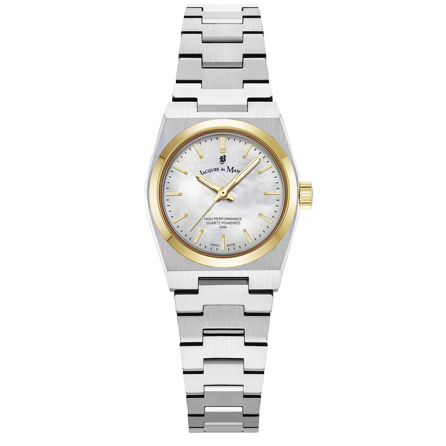 Jacques Du Manoir Horizon Ladies 25mm White MOP Women's Watch JWL05603