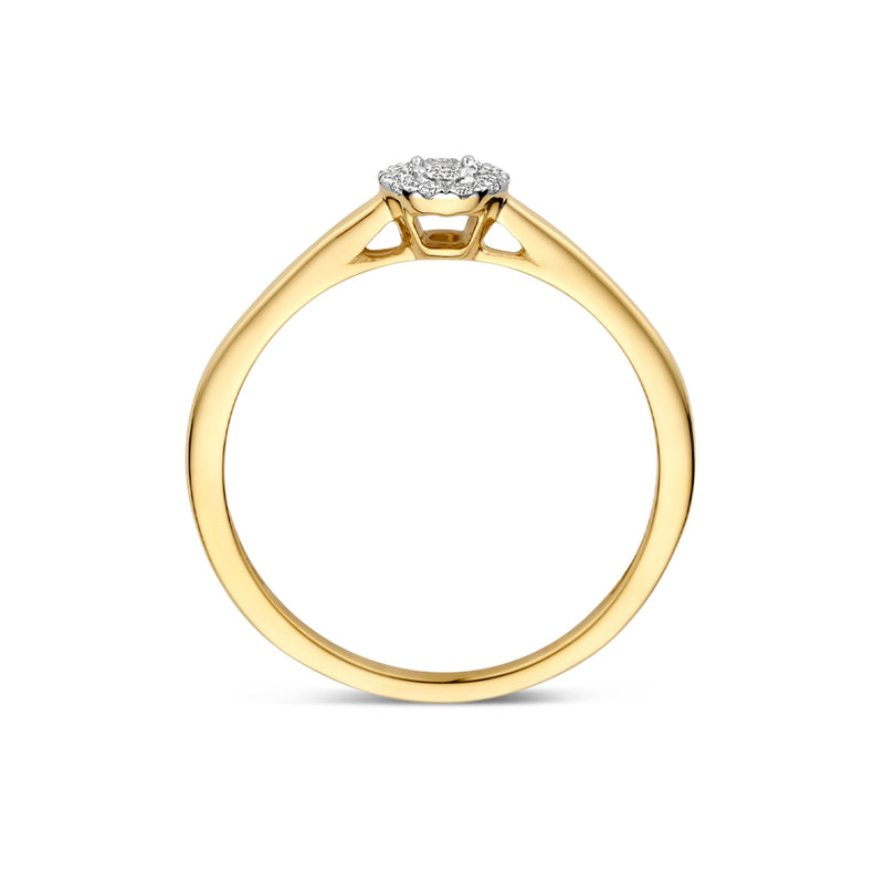 Blush Bague en or 14 carats avec diamants naturels 1678BDI/54-zoom-