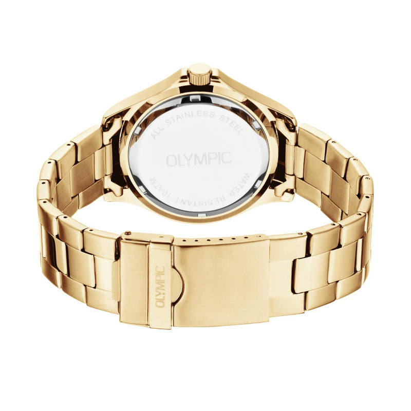Olympic Jeffrey Hommes Montre Or OL89HDD001-zoom-