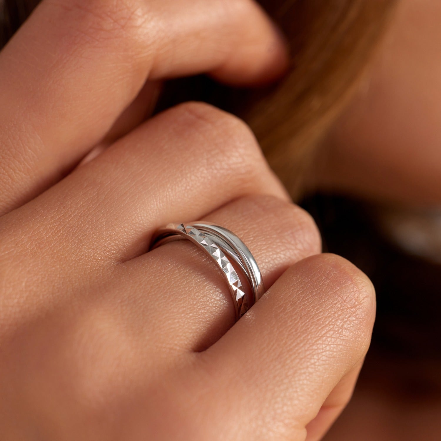 Parte di Me Ponte Vecchio lucilla 925 Sterling Silver Ring with Diamond Cut PDM33073-48