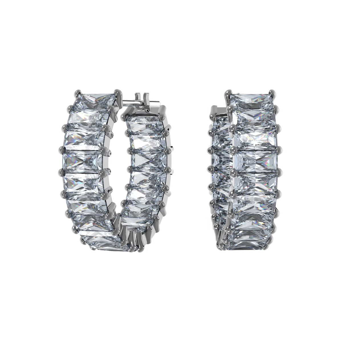 Swarovski Matrix Silver Earrings 5658650