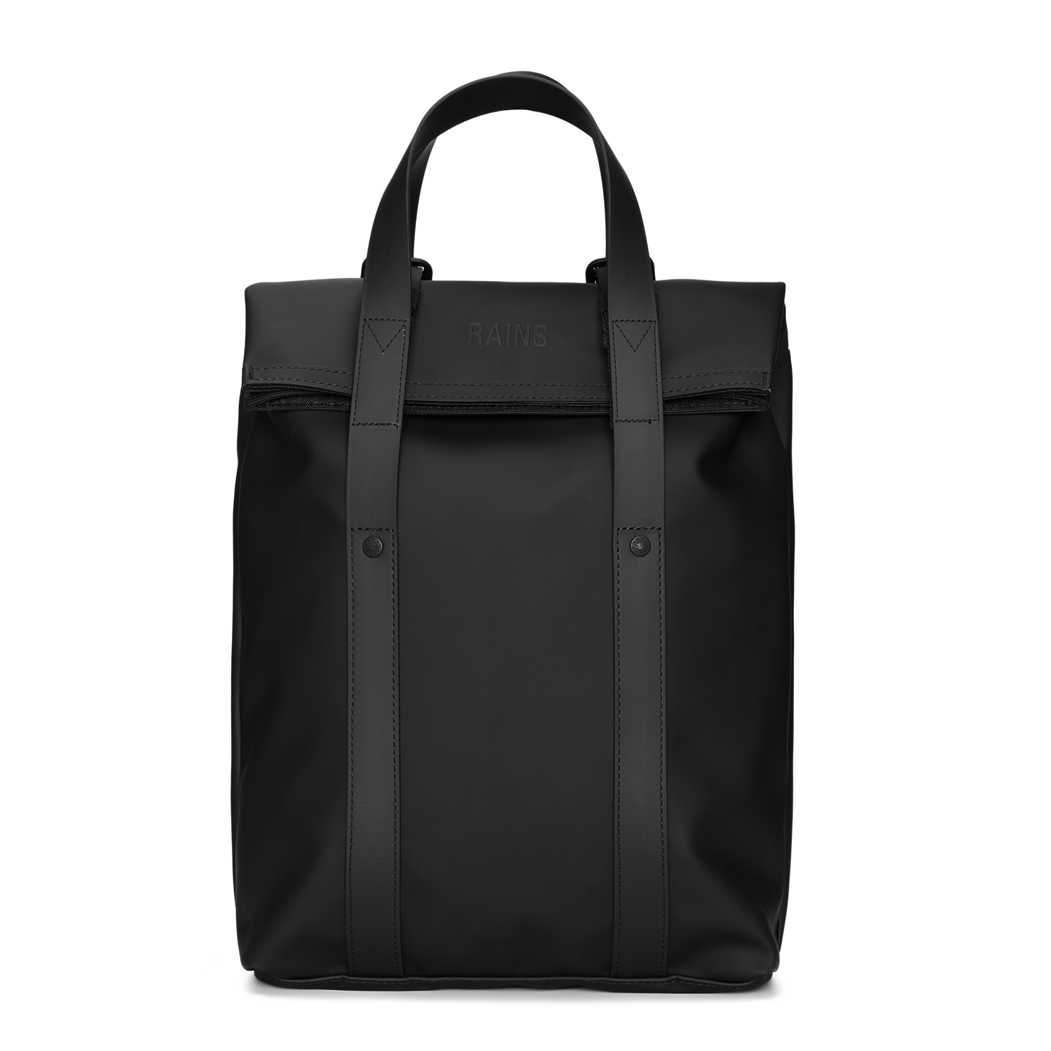 Rains Black 2 Way Tote Backpack Mini R12780-01