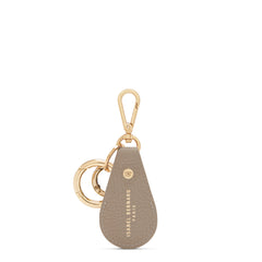 Isabel Bernard Honoré Filou Taupe Calfskin Airtag Key Pendant IB66000-078