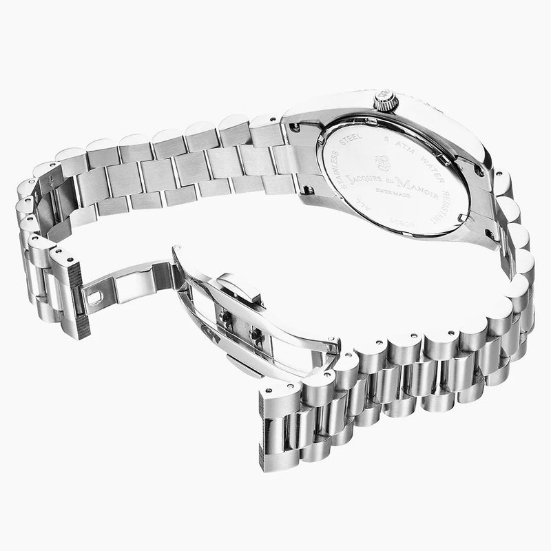 Jacques du Manoir Inspiration Business Hommes Montre Argent JWN01702-zoom-