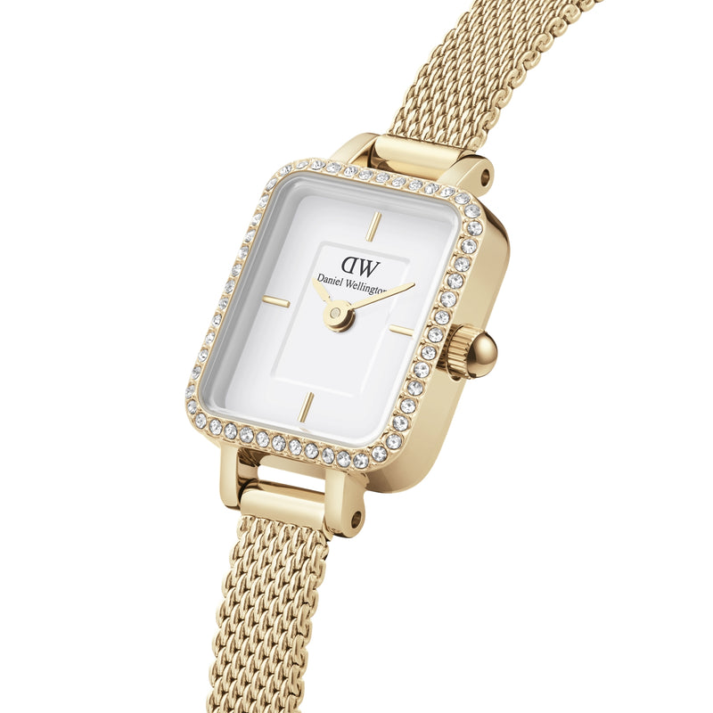 Daniel Wellington Quadro Mini Femmes Montre Or DW00100730-zoom-