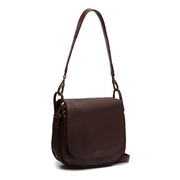 The Chesterfield Brand Wax Pull Up Sumatra Brown Shoulder Bag C48.124001