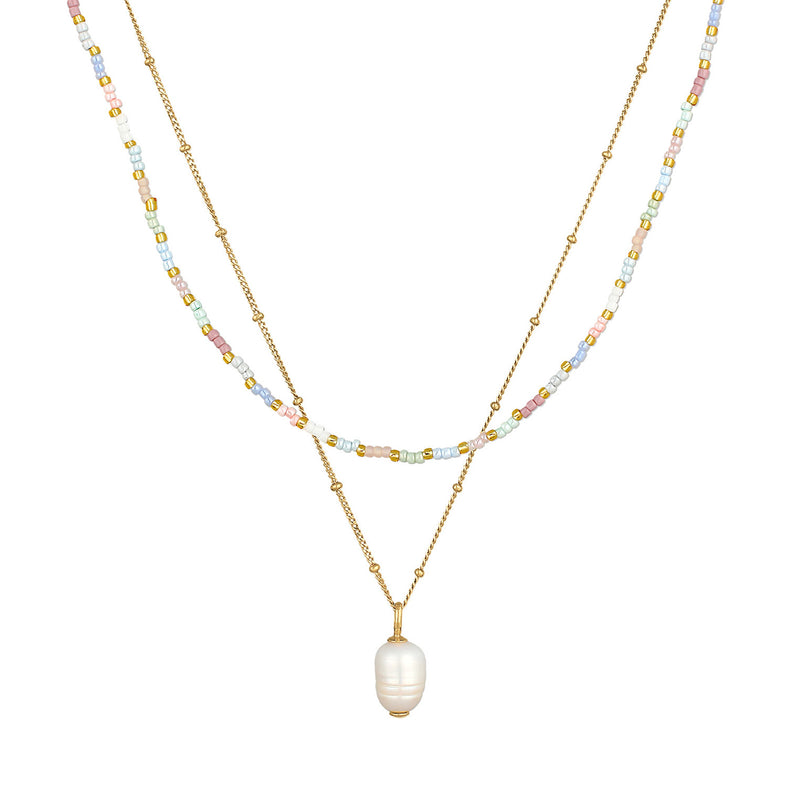 Elli 925 Sterling Silver Layered with Pearl 2004-BF-0008209-001-zoom-