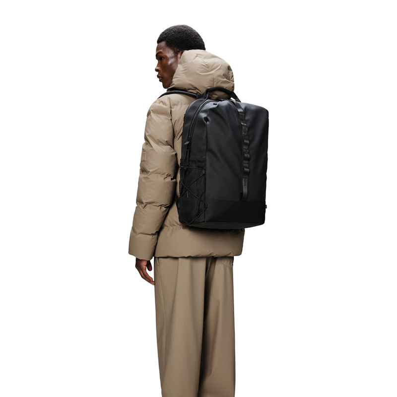 Rains Trail Black Sac À Dos À Clip Sur Le Devant R12790-01-zoom-