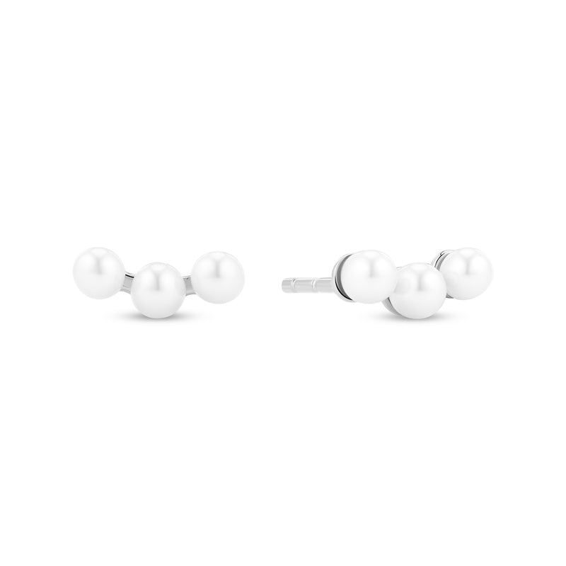 Sif Jakobs 925 Sterling Silver Perla Tre Earrings SJ-E2733-P-zoom-
