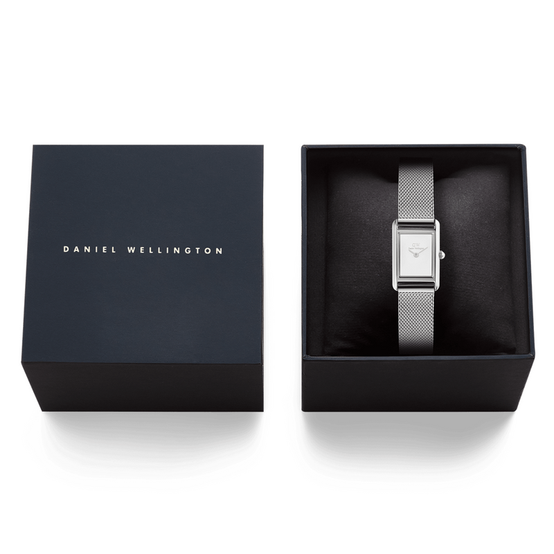 Daniel Wellington Bound Mini Sterling Blanc Montre Femme DW00100927-zoom-