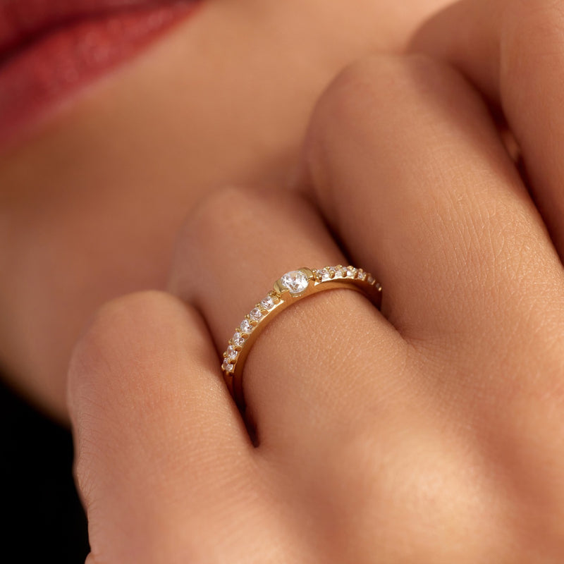 Parte Di Me Santa Maria Bague Plaqué or 14 carats PDM33026-60-zoom-