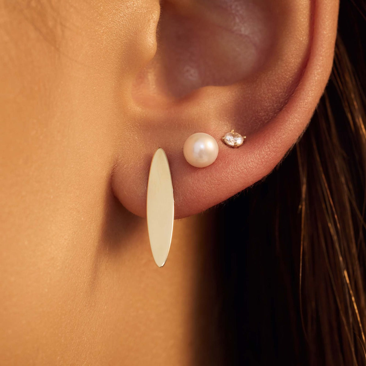 Beloro Jewels La Rinascente Donetta 9 carat gold Ear Studs BO360051