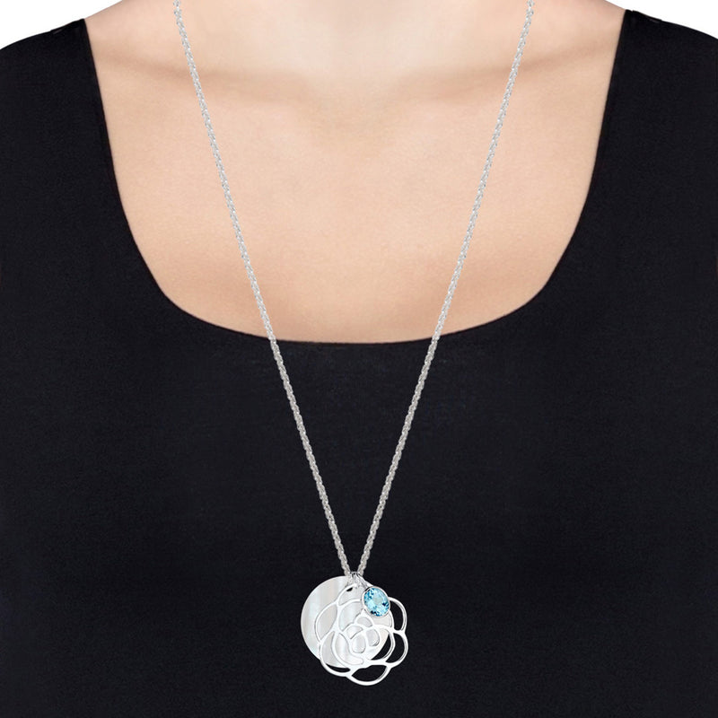 Elli 925 Sterling Silver Pearl Necklace with Pearl 2004-BF-0007994-001-zoom-