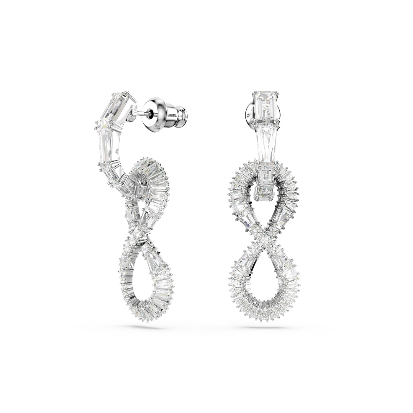 Swarovski Hyperbola Silver Drop Earrings 5679793