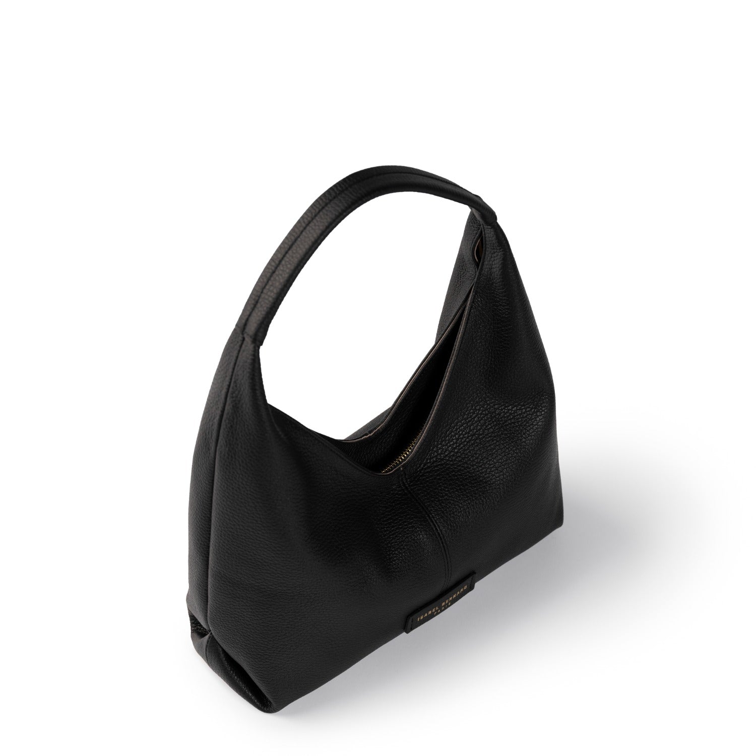 Isabel Bernard Honoré Grace mini black calfskin leather handbag IB21132-001