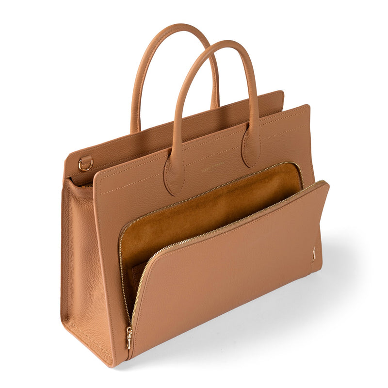 Isabel Bernard Honoré Sac à Main Marron IB25053-zoom-