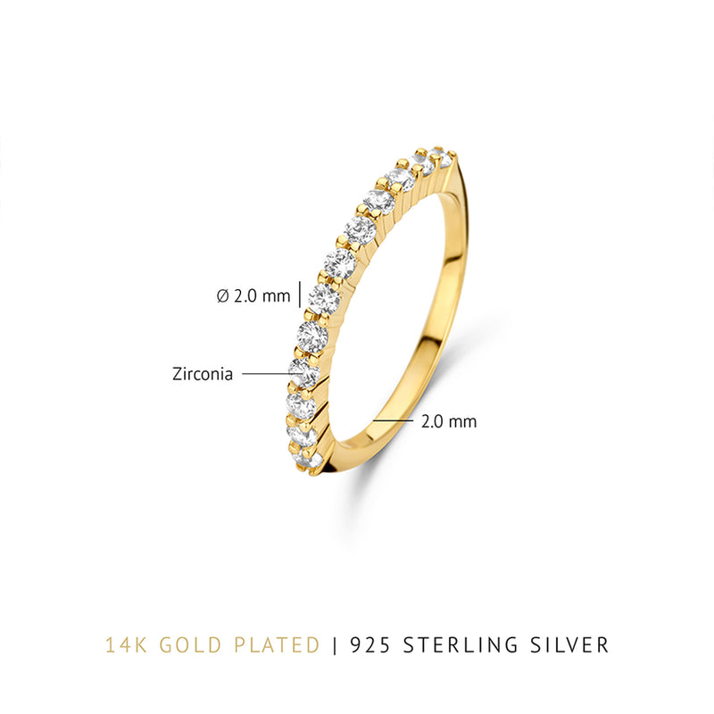 Parte Di Me Santa Maria Bague Plaqué or 14 carats PDM33030-60-zoom-