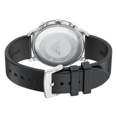 Emporio Armani Round Black Dial Watch AR11774