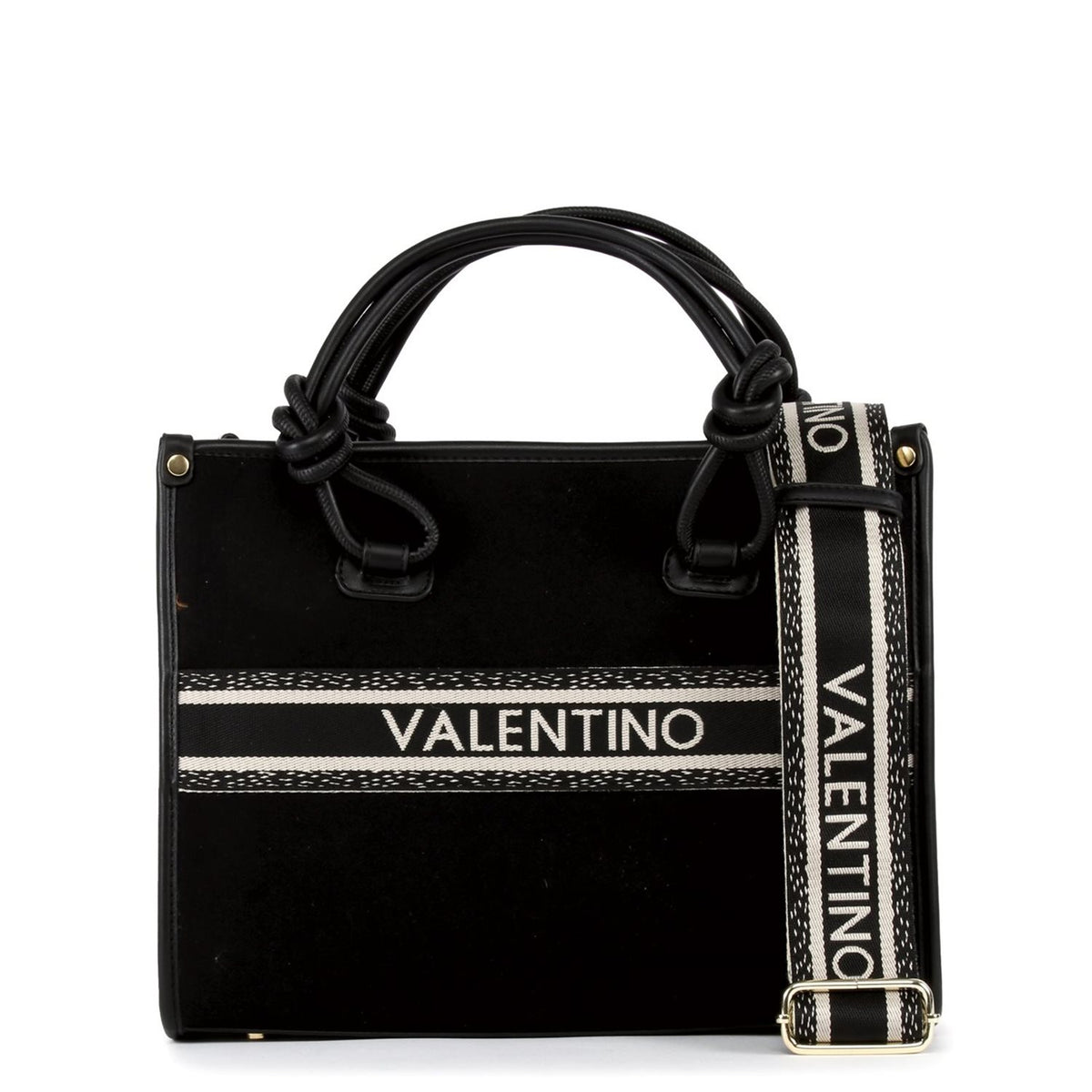 Valentino Bags Winter Aella Black Shopper VBSABG04001
