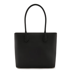 Isabel Bernard Honoré Lysanne Black Calfskin Shopper IB25022
